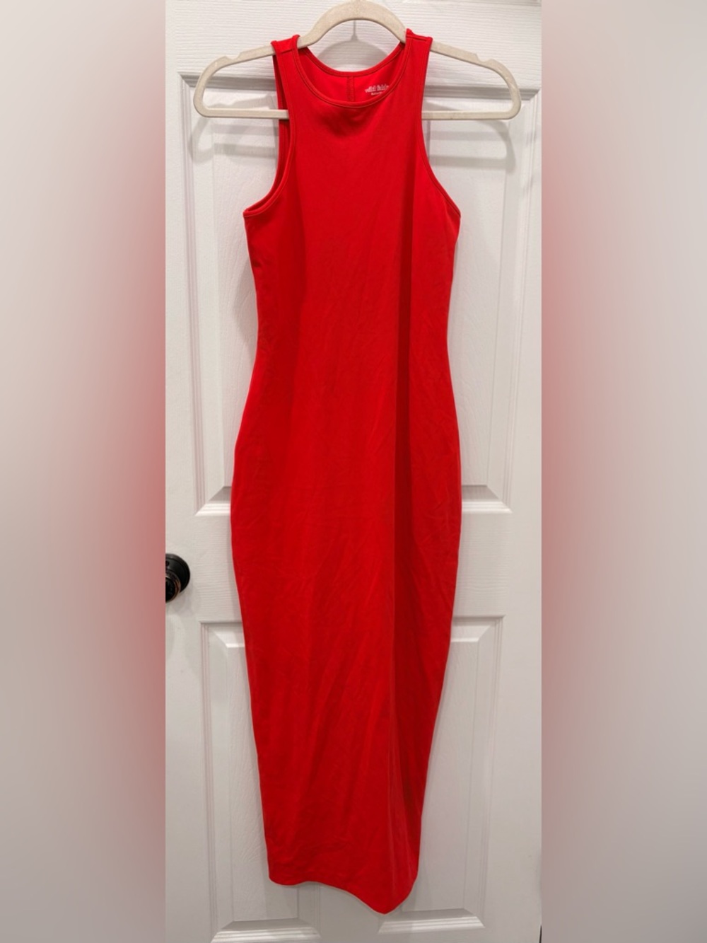 Wild Fable Red Sleeveless Midi Dress Size S